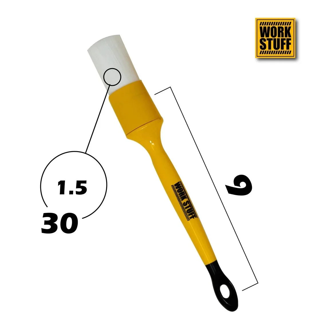WORK STUFF | Detailing Brushes White Albino 3 Pack