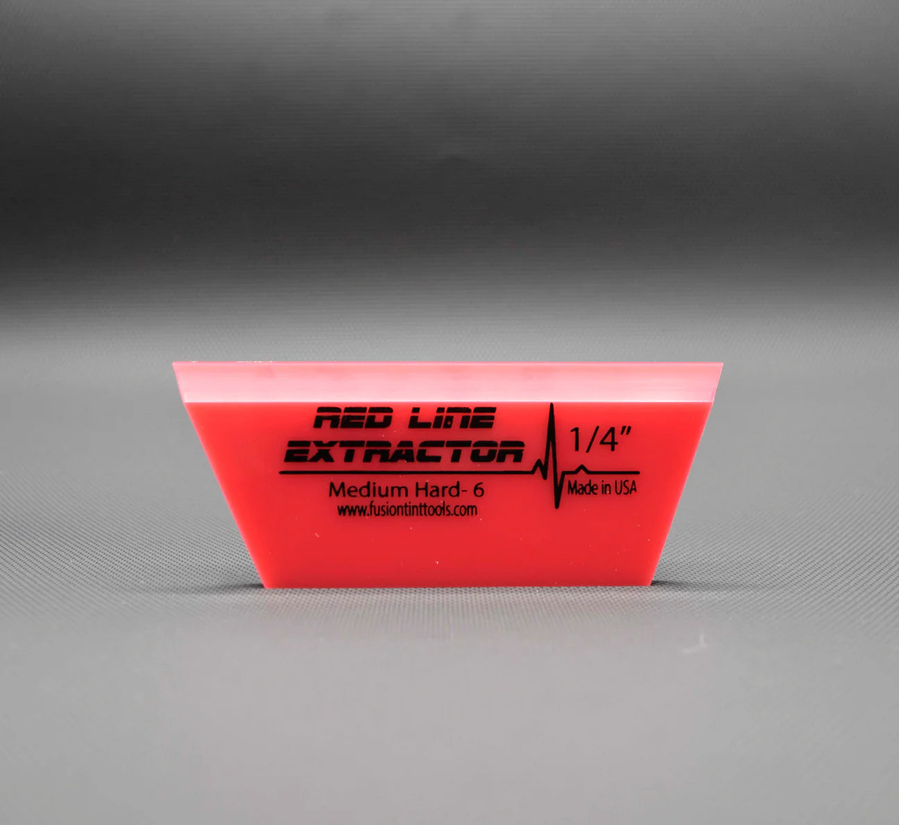 Fusion | 5” RED LINE EXTRACTOR 1/4” THICK SINGLE BEVELED CROPPED SQUEEGEE BLADE