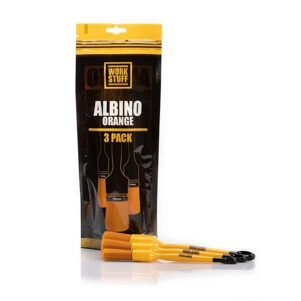 WORK STUFF | Detailing Brush Albino Orange 3 Pack