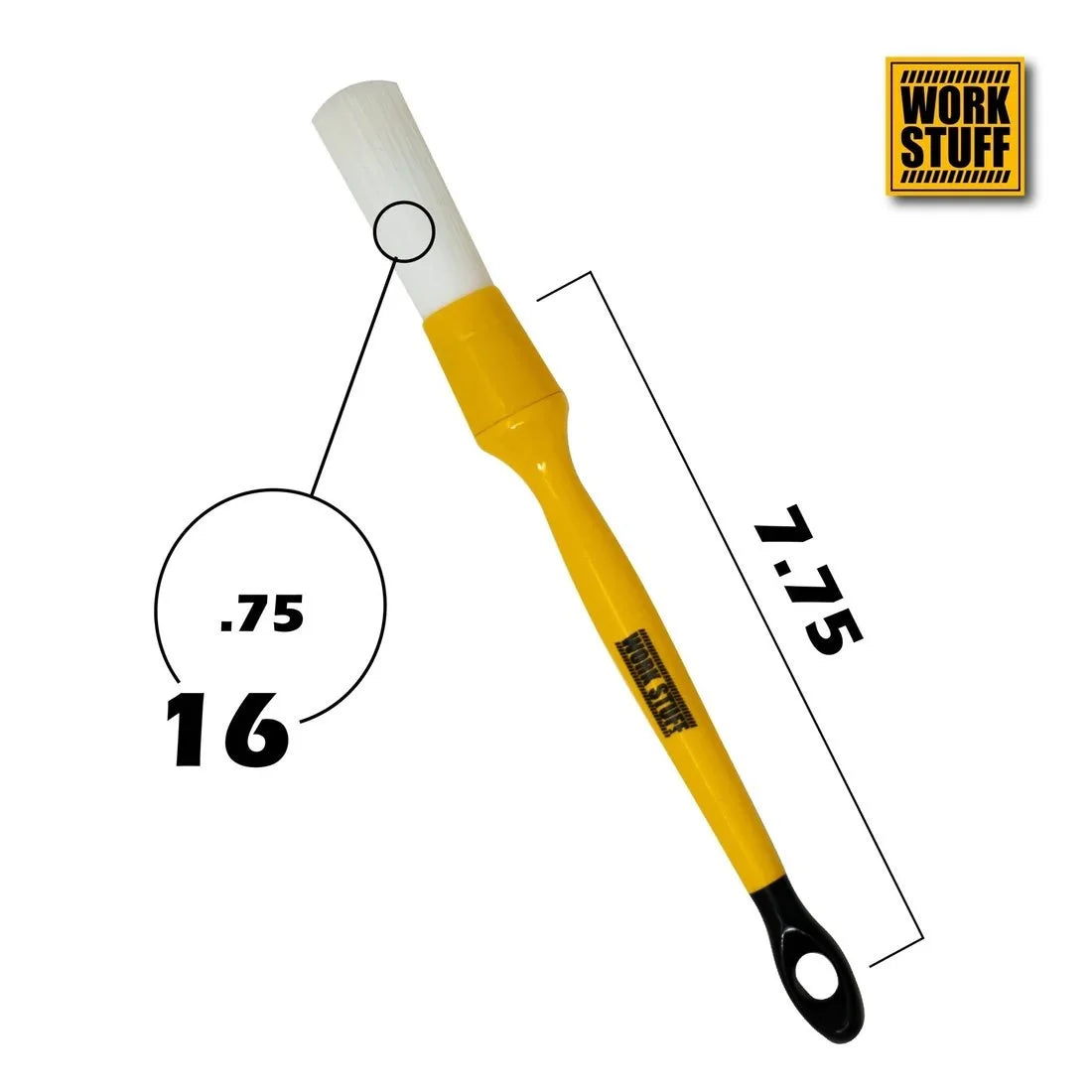 WORK STUFF | Detailing Brushes White Albino 3 Pack