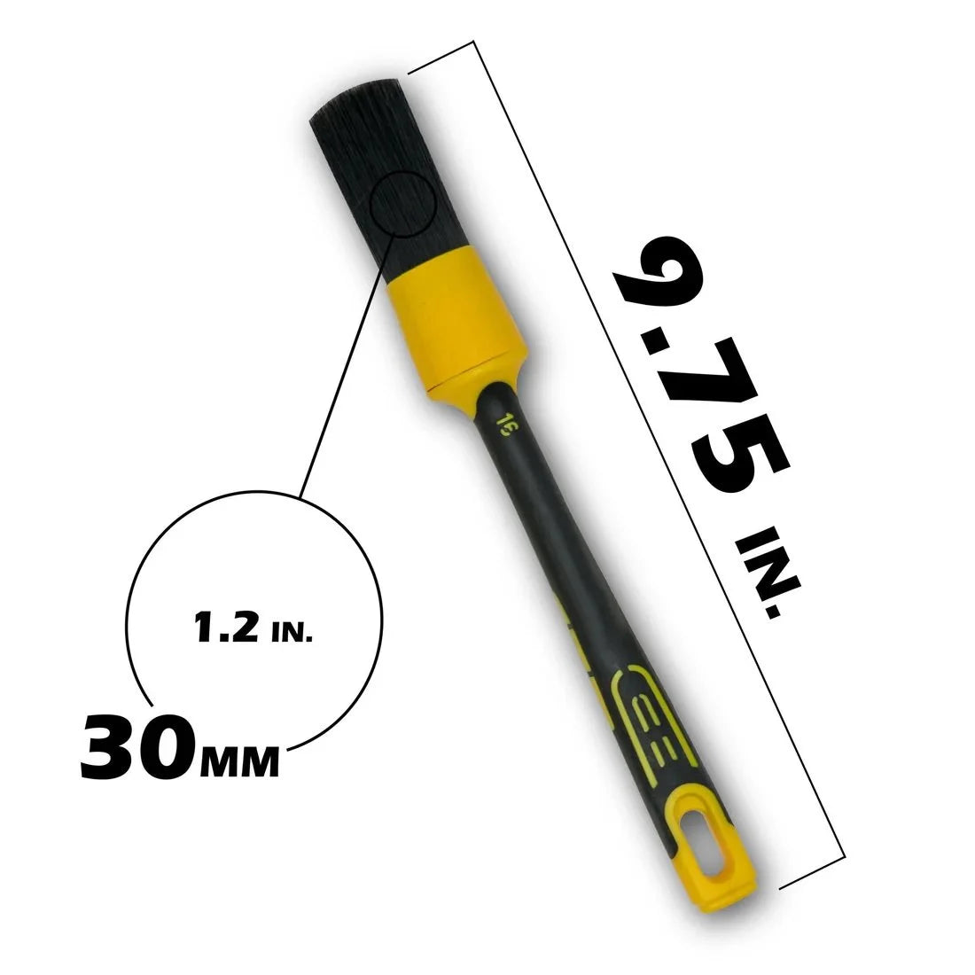 WORK STUFF | Detailing Brush - Rubber Black